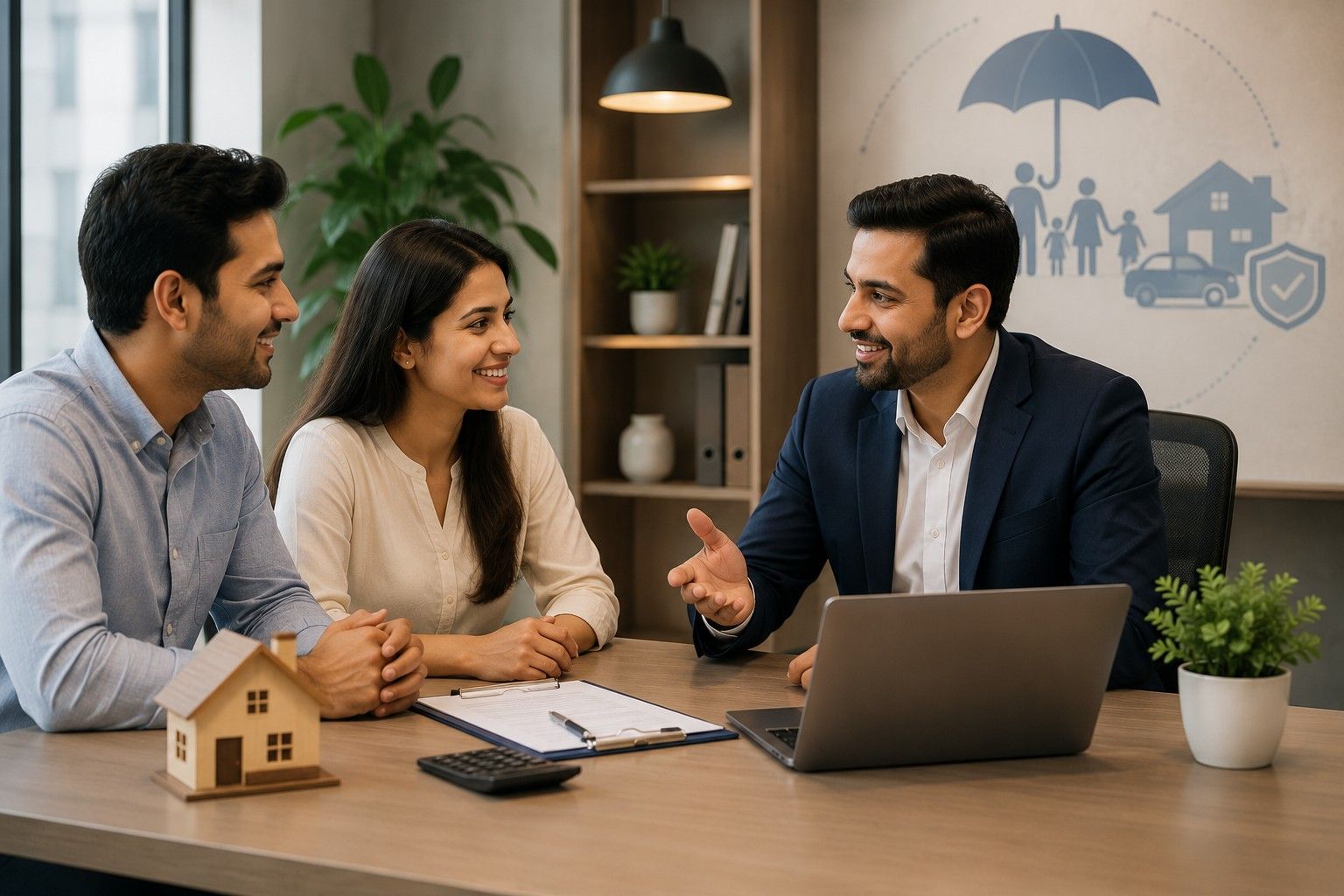 Person reviewing personal loan options with an advisor